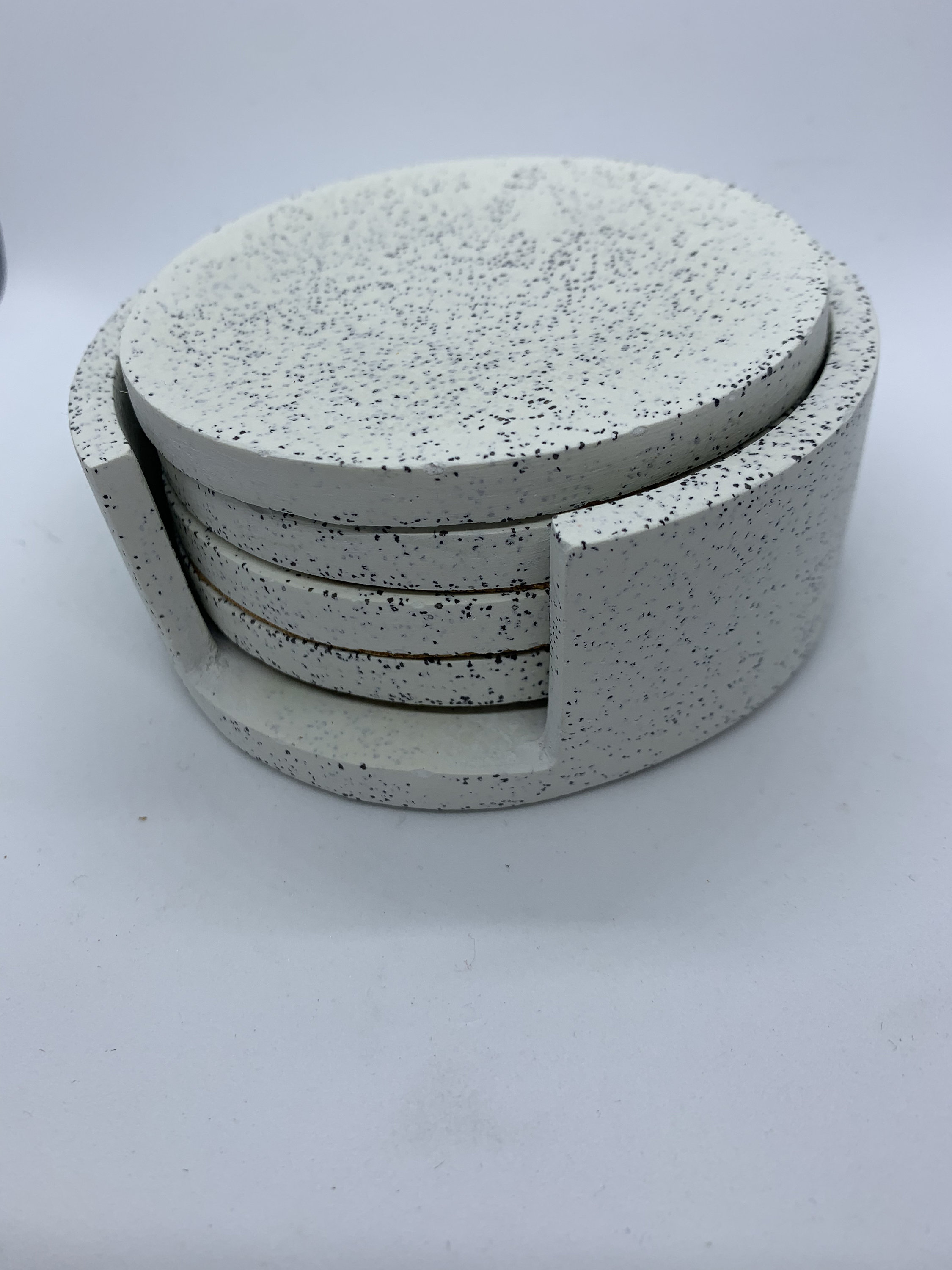 Concrete Coaster Concrete Coaster Coaster set 4 Etsy