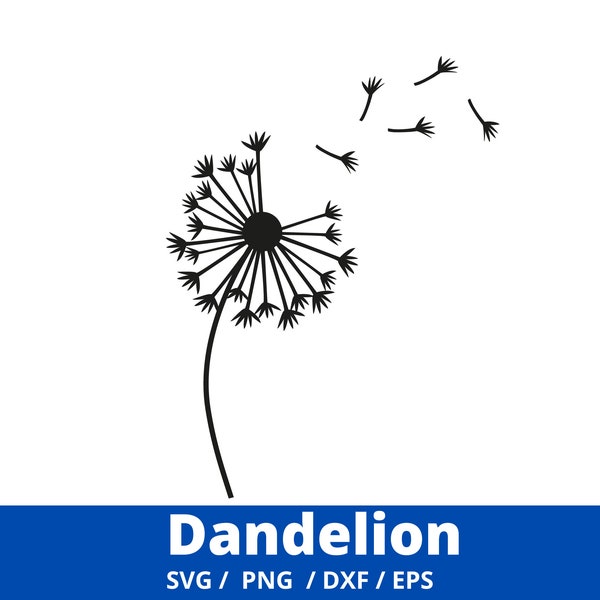 Dandelion Svg, Dandelion Blowing Away, Dandelion Png, Blow Me Svg, Just Breathe Svg, Dandelion Blowing Svg, Dandelion Cut File