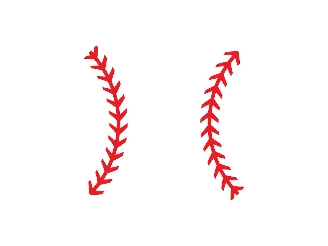 Baseball Stitches Svg Softball Laces Svg Baseball Svg - Etsy