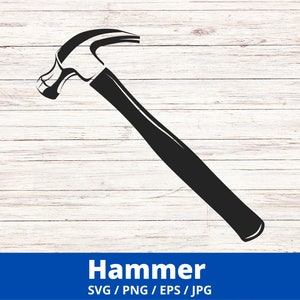 Hammer Silhouette SVG, Hammer Outline Cut File, Hammer Silhouette Vector Files, Hammer Vector, Hammer Clip Art