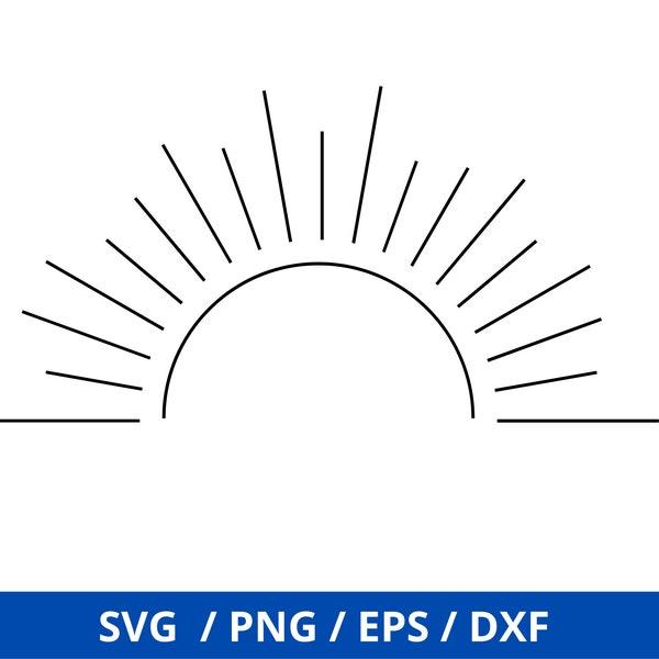 Sun SVG, Sun Cut File, Sun Clipart, Sunshine Svg, Summer Svg, Téléchargement numérique, Cricut, Silhouette, Glowforge