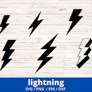 Lightning svg Bundle, Lightning Bolt svg, Flash svg, Lightning Clipart, eps, svg, dxf, png, jpg