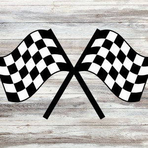 Racing Flags Svg, Checkered Flag Svg, Racing Svg, Start Flags Svg, Finish Flags Svg, Racing Cut File, Racing Flag Cut File image 2