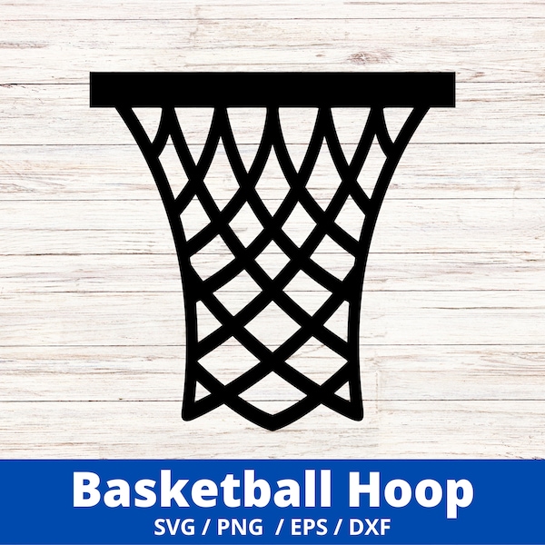 Basketball Hoop SVG, Basketball Hoop Png, Basketball SVG Cut Files, Basketball Hoop Vector Files, Basketball Hoop Silhouette Clip Art