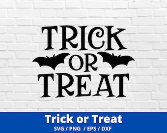 Truco o trato Svg, Halloween Svg, Otoño Svg, Truco o trato Svg archivo de corte