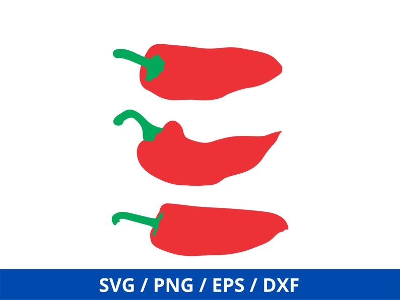 Chili Pepper SVG Files Hot Red Pepper Svg Red Pepper SVG Etsy