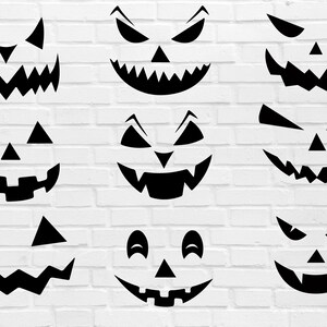 Pumpkin Face Svg Bundle, Jack O Lantern Svg, Halloween Svg Bundle ...