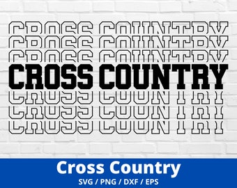 Cross Country svg, Cross Country Png, Cross Country Cut File, Cross Country Template, Silhouette, Cricut, Digital File