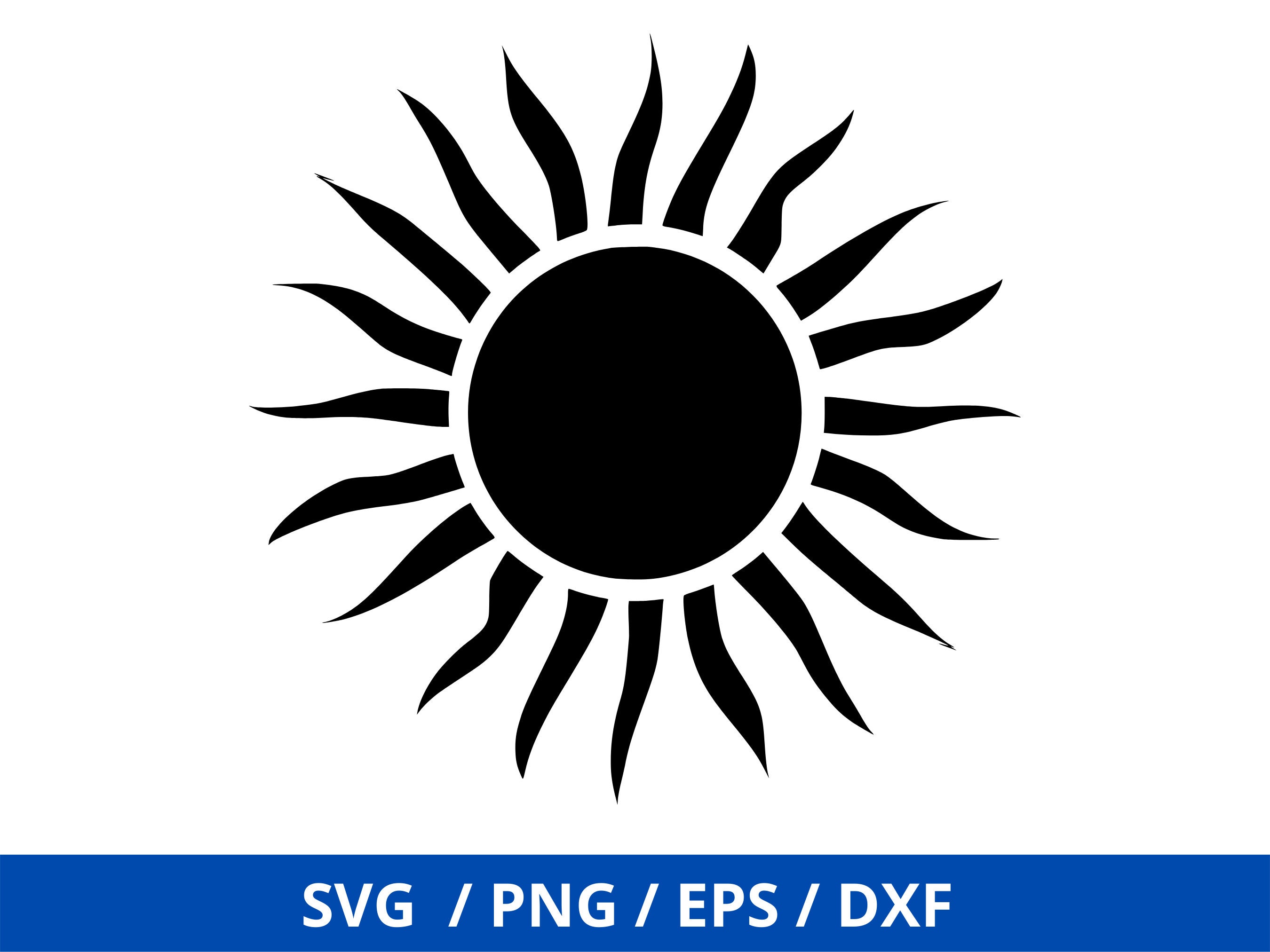 Sun SVG Sun Cut File Sun Clipart Sunshine Svg Summer Svg - Etsy UK
