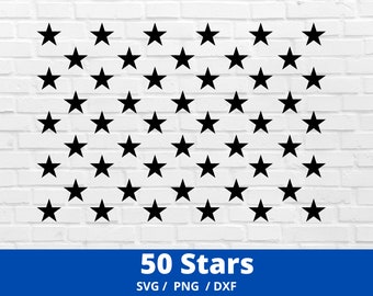 50 個の星の svg、アメリカ合衆国の国旗の星、50 個の星の