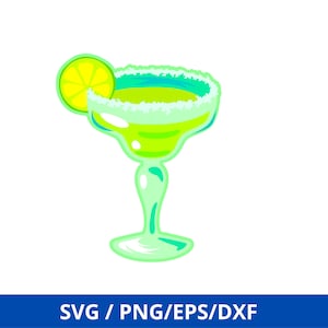 Margarita Glass Svg, Margarita Glass With Lime Svg, Cinco De Mayo, Cocktail Svg