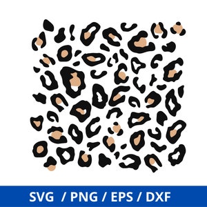 Leopard Print Pattern Svg, Leopard Svg, Cheetah Print Svg, Leopard Print Svg, Repeating Pattern,Animal Print Svg