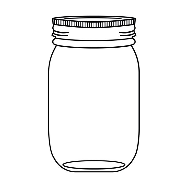 Mason Jar svg - mason jar cut file - mason jar Cricut cut file - mason jar Silhouette cut file - mason jar clip art - Jelly svg