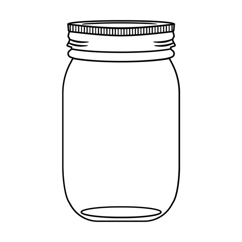Mason Jar Printable - Etsy