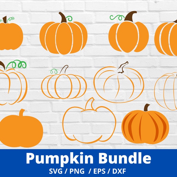 Pumpkin SVG Bundle,Pumpkin svg bundle,DXF,Halloween,pumpkin svg Cut file,Cutting,Cricut,Silhouette,Commercial use