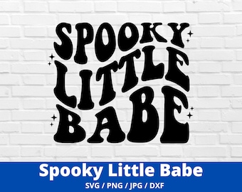Bebé espeluznante SVG, bebé de Halloween SVG, camiseta de Halloween PNG, bebé espeluznante SVG, niños espeluznantes SVG, camiseta de Halloween para niños, archivo de corte