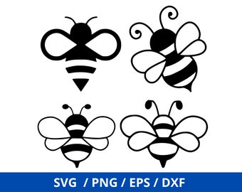 Bee SVG, Bee SVG Bundle, Honeybee SVG, queen bee svg, bee hive svg, Cricut, Silhouette Cut File, svg dxf eps