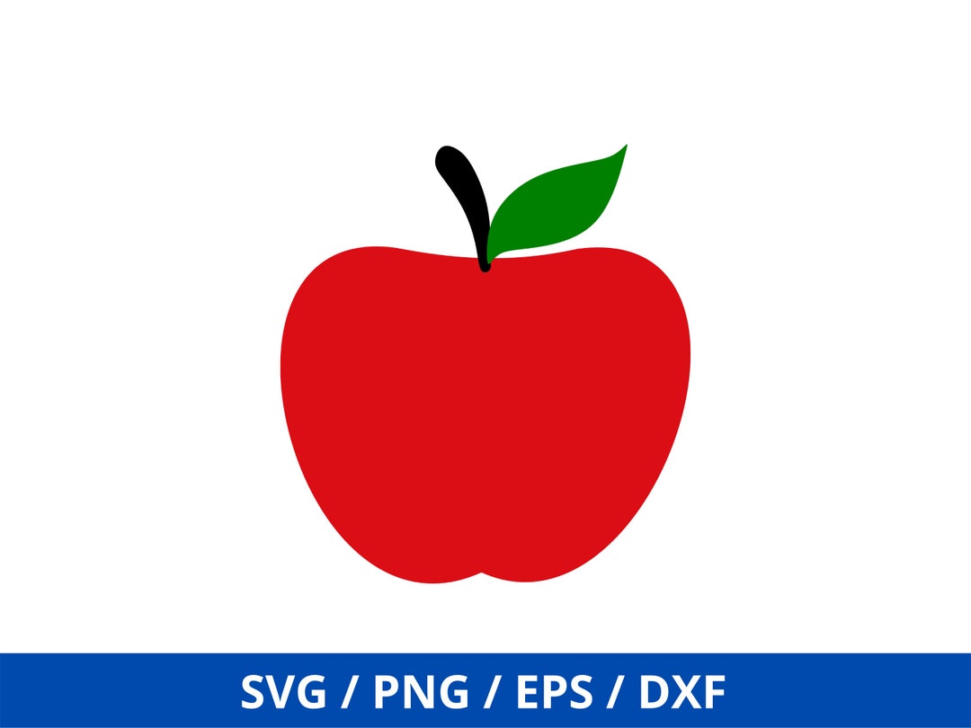 Apple Svg, Apple Clipart, Teacher Svg, School Svg, Silhouette Cut Files, Apple Cricut, Back to