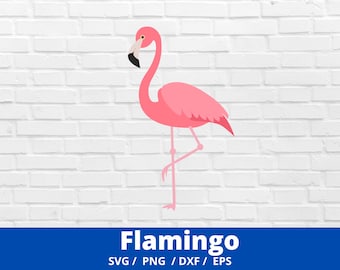 Flamingo SVG, Clip art de Flamingo, Vetor de Flamingo Rosa, Verão Bonito SVG, Silhueta de Flamingo, Arquivos Dxf Png EPS Pdf Jpg circuito