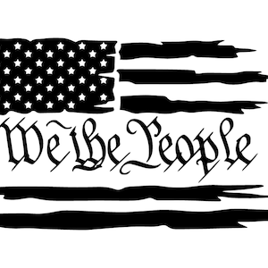 Wir die Menschen Flagge svg, USA Flagge svg, vierter Juli svg, 1776 svg, amerikanische Flagge svg, 2nd Änderung svg, Verfassung Flagge, svg Cricut