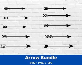 Arrow SVG Bundle, Arrow Png Arrow clipart Boho Tribal arrows with heart Valentine Love Decor Embellishment Frame Silhouette Cricut Vinyl