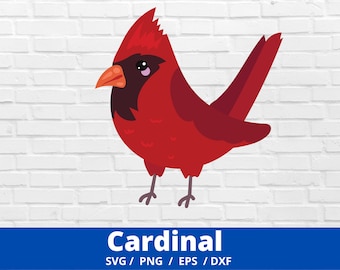 Cardinal Bird SVG, Northern Red Bird Svg, Red Cardinal, Cardial Clipart, Memorial Svg, Bird Clipart,Red Bird Svg,Cut File Cricut, Silhouette