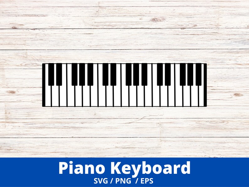 Piano Keyboard Keys SVG Piano Svg Piano Cut Files Music Etsy