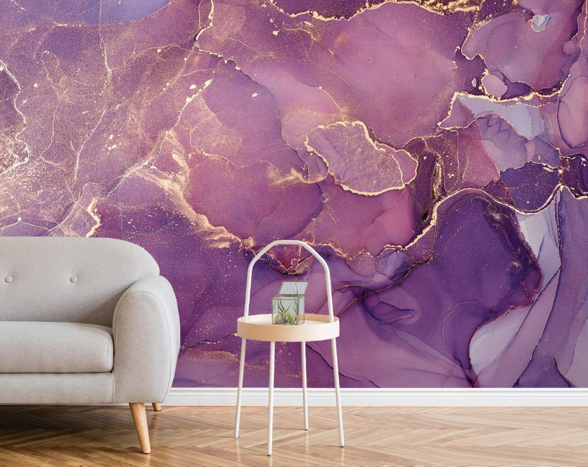 Purple Gold Marble Background Wallpaper Image For Free Download  Pngtree