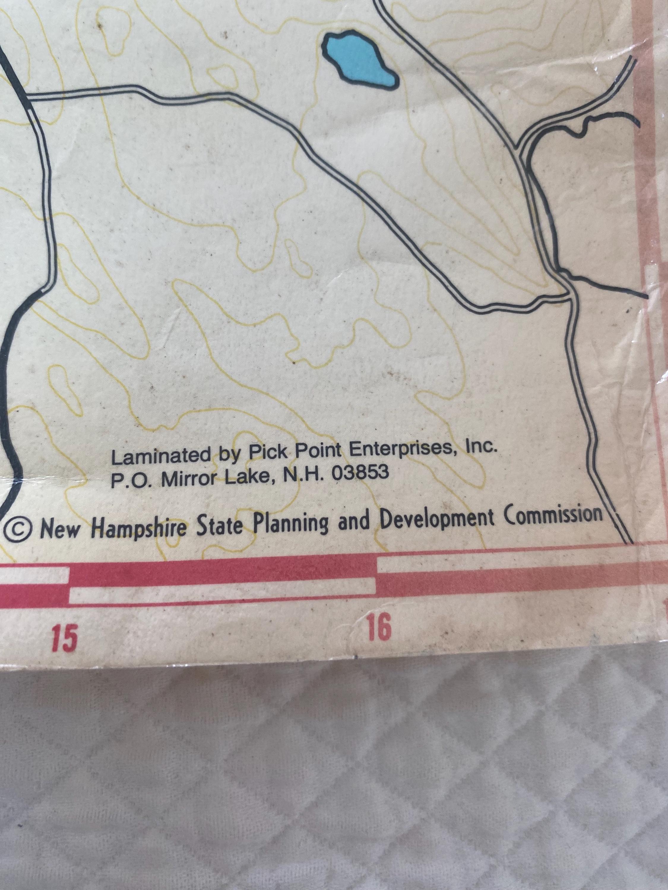 Laminated Navigation Map of Lake Winnipesaukee, New Hampshire Etsy