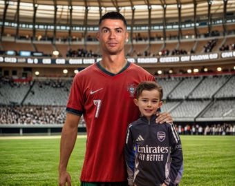 Personalisiertes Fußball-Porträt, benutzerdefiniertes Porträt, individuelles Porträt, personalisiertes Geschenk, Geburtstagsgeschenk für Sohn, Fußball-Liebhaber-Geschenk, Vatertagsgeschenk, Fußball-Kunst