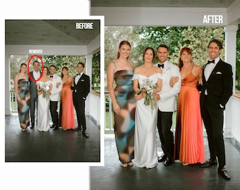Bulk Wedding Photo Editing, Wedding Photo Retouching, Color Correction, Remove People From Wedding Photos, Bridal Photo Editing Service