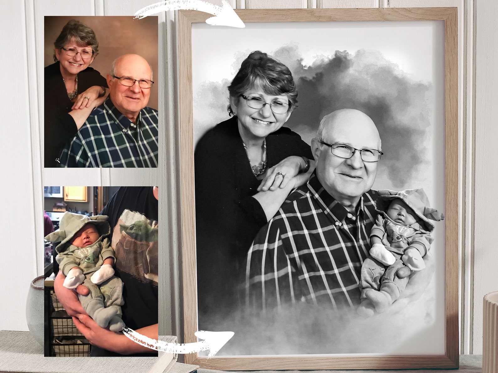 Adding A Deceased Loved One To A Photo www.etsy.com