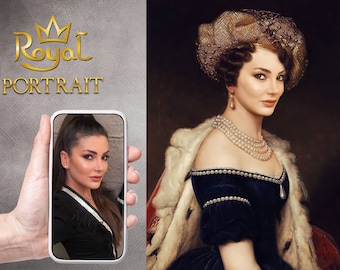 Woman Royal Portrait | family portarit | Historical Portrait | Renaissance Portrait | King Portrait | Military Portrait | Regal | Victorian