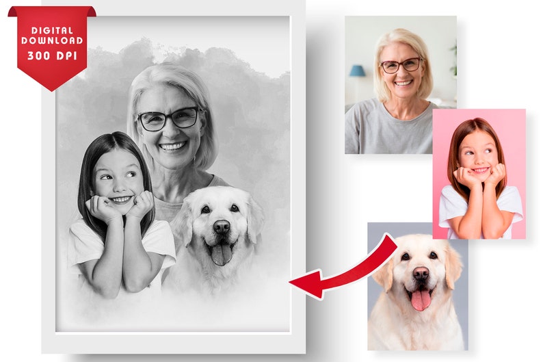 Add Deceased Loved One to Photo Personalized Gifts - Etsy