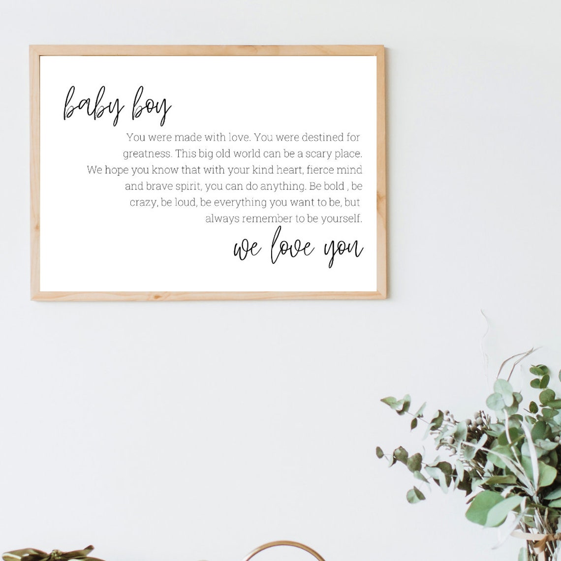 Baby Girl We Love You Poem Print, Baby Girl Poem, Nursery Wall Art ...