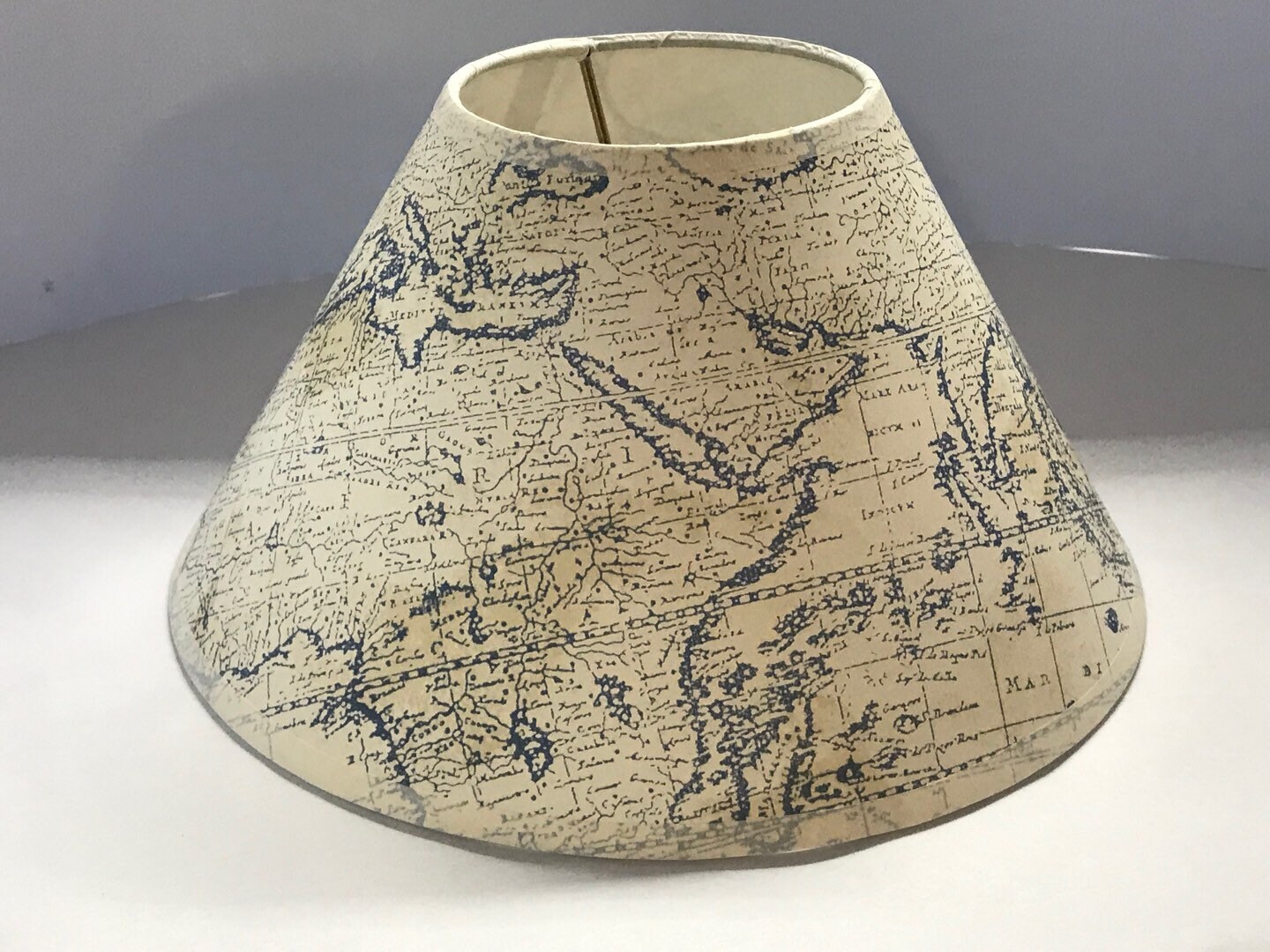 Old World map nautical parchment paper hardback lamp shades in Etsy
