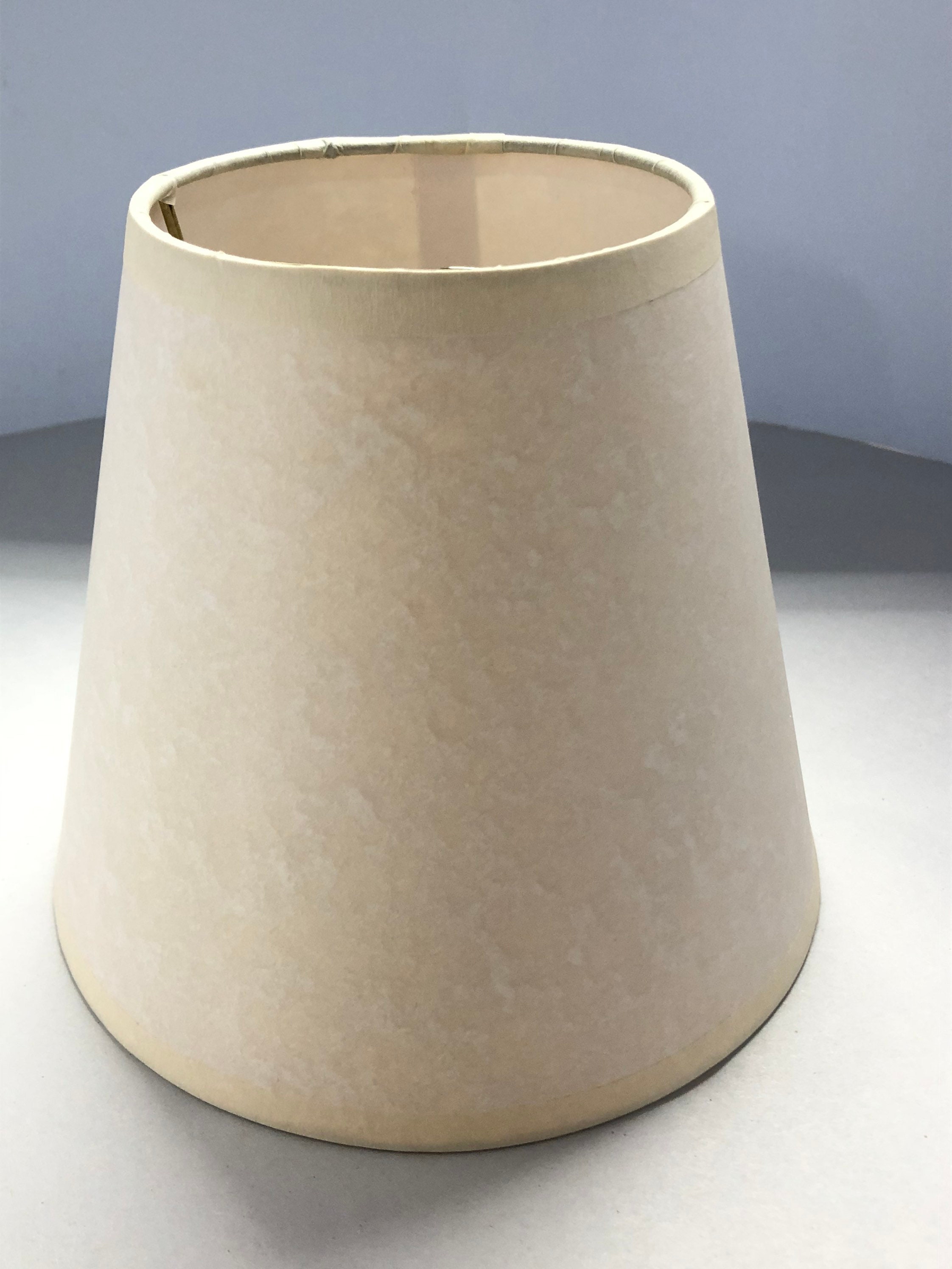 Cream luster lite paper parchment hardback lamp shades in Etsy