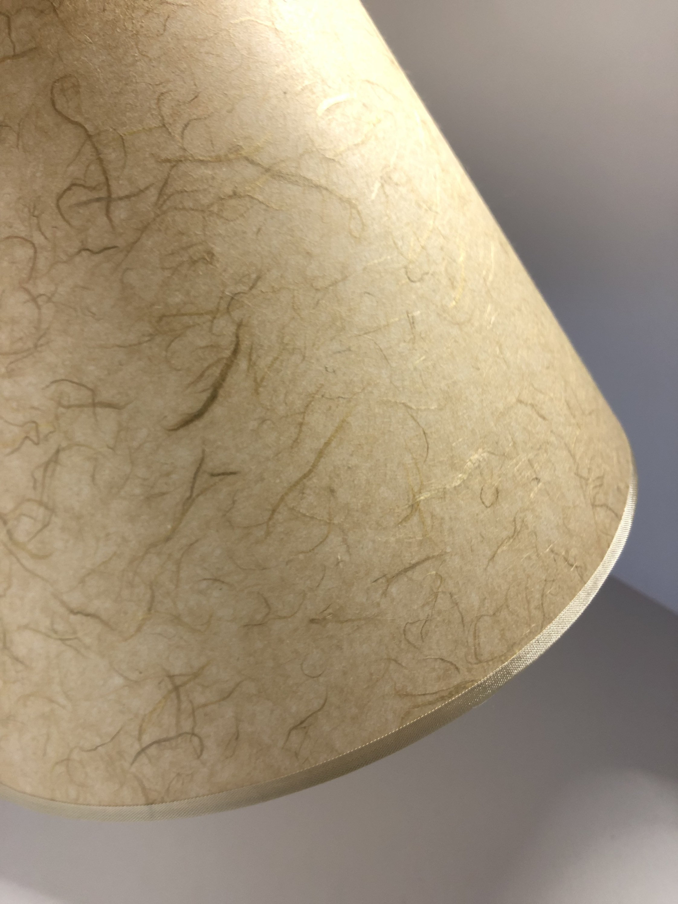 Taupe Mulberry parchment paper hardback lamp shades in various Etsy