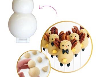 Cake Pop Mold, Snowman