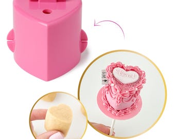 Tall Heart Cake, Cake Pop Mold