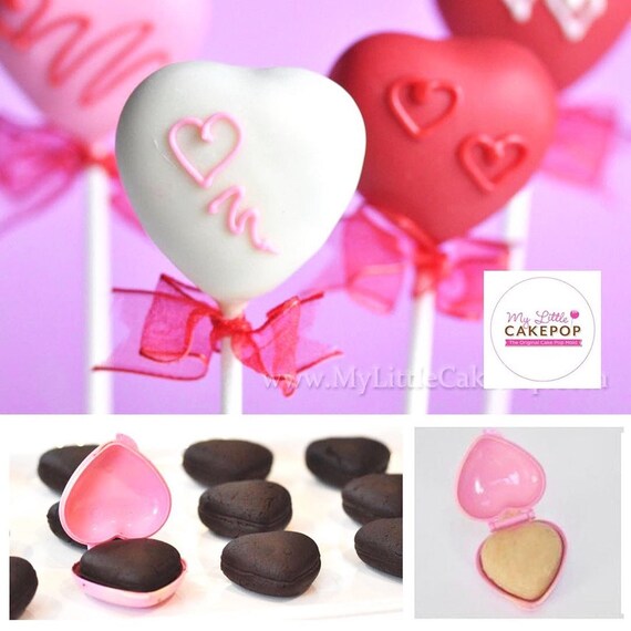 CLZOUD Cake Pop Molds Love Cake Mold Silicone Heart Chocolate