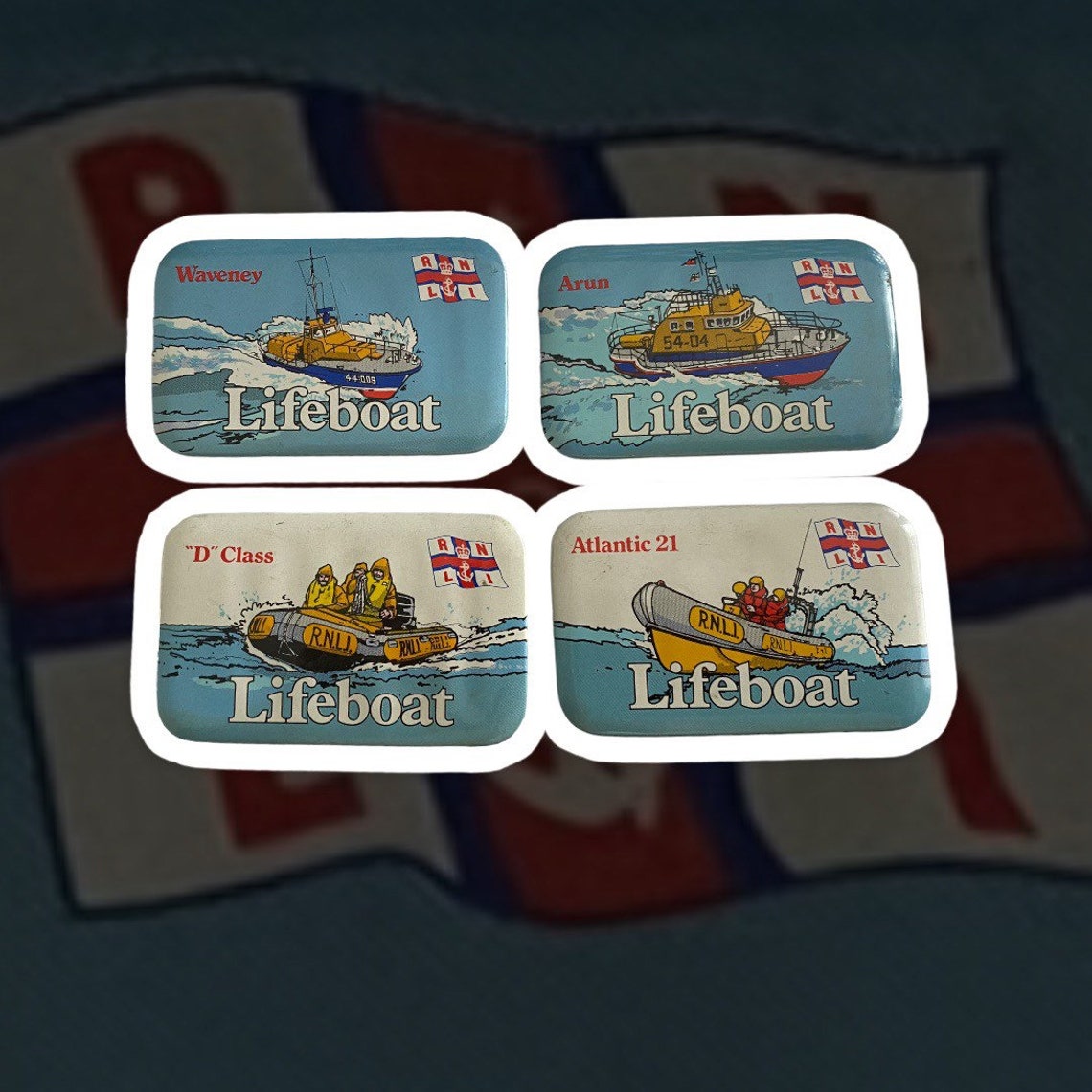 RNLI Lifeboat Pin Badges Vintage/Retro Etsy