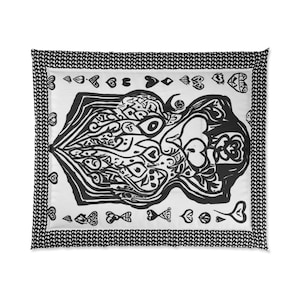 Spades Of Hearts European Goose Down Comforter