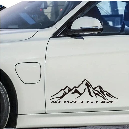 Adventure Mountain Car Decal - Funny Auto Tuning Vinyl Sticker - Etsy