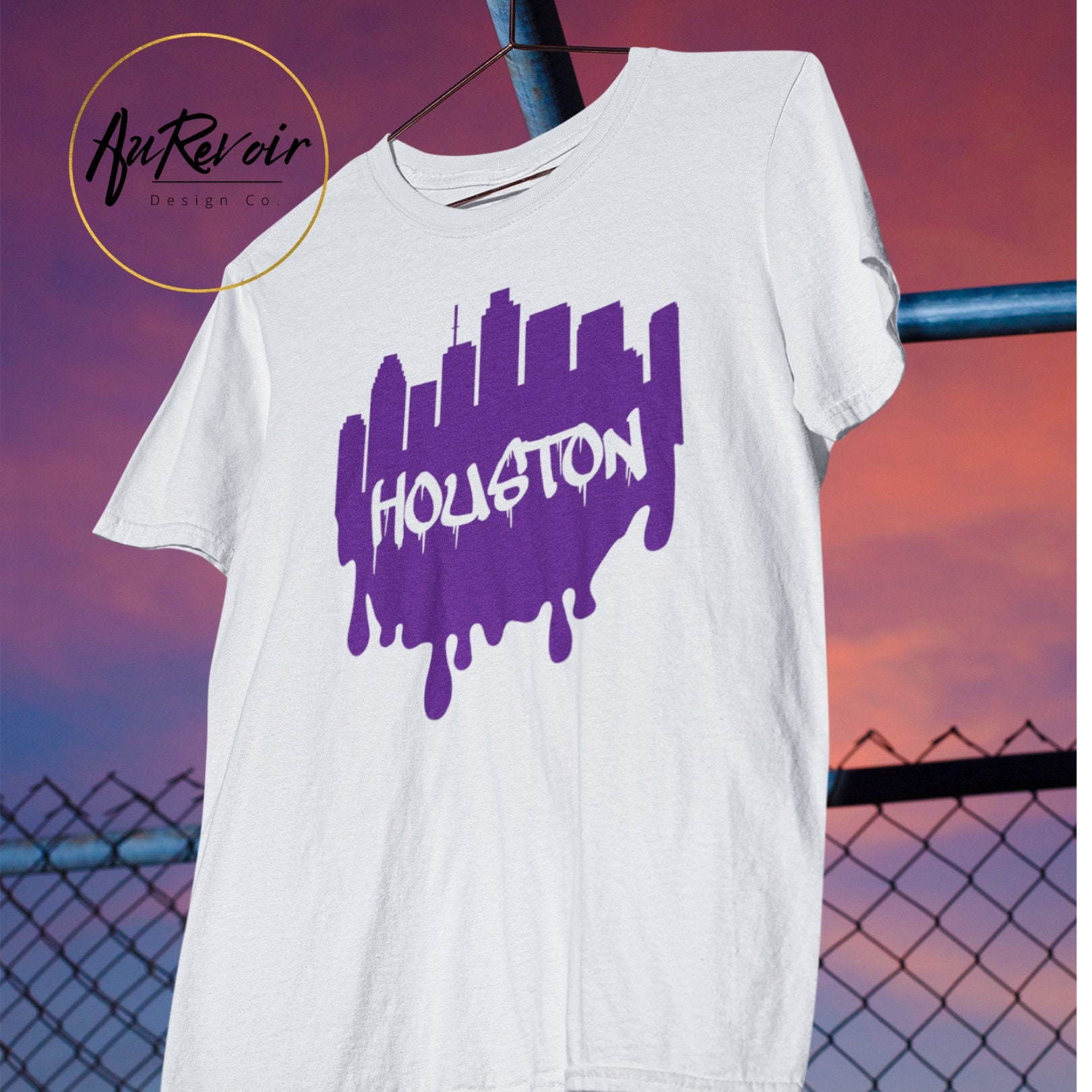 Houston Texas Htown apparel Houston Skyline Drip tshirt HTX Etsy