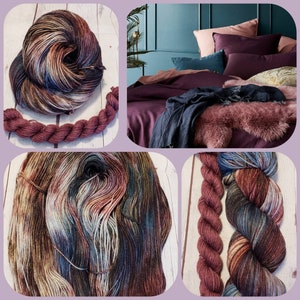 COZY BED fingering sock set hand dyed yarn for shawls sweaters scarves and hats,different bases available