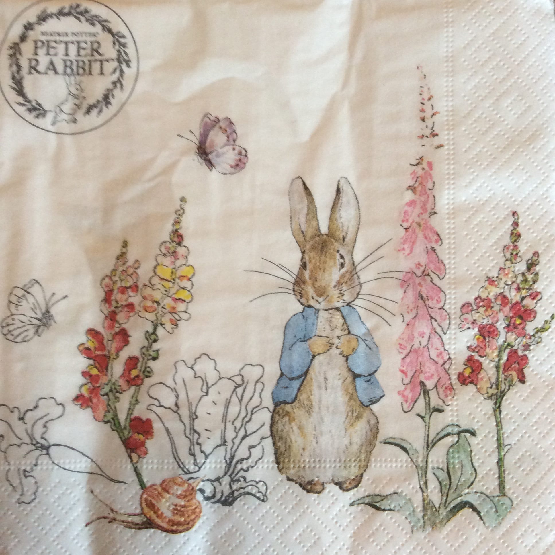 2 x peter rabbit paper napkins Etsy