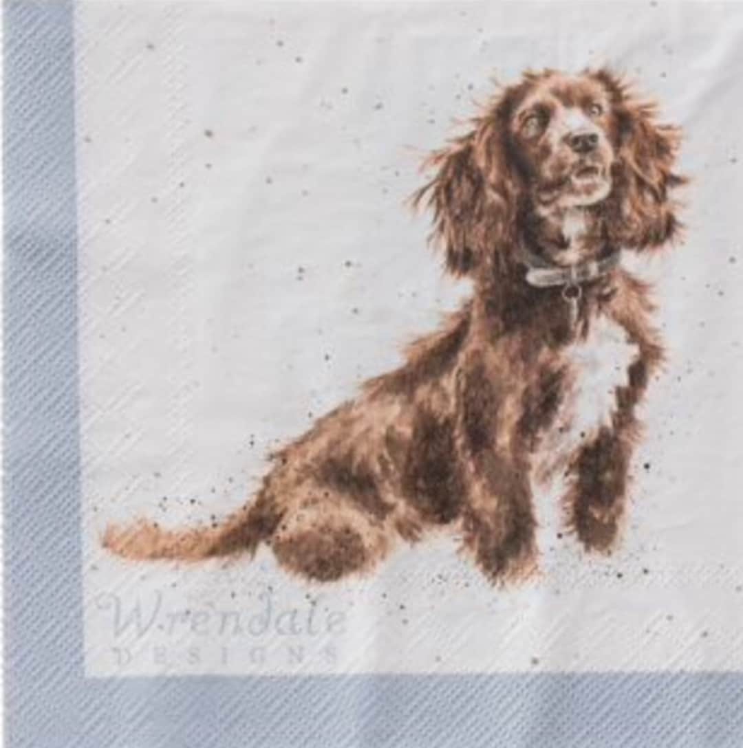 Napkins for Decoupage X 2 Wrendale Dogs Lunch Napkins Etsy