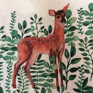 Tovaglioli per decoupage x 4 tovaglioli da pranzo primaverili con cervo