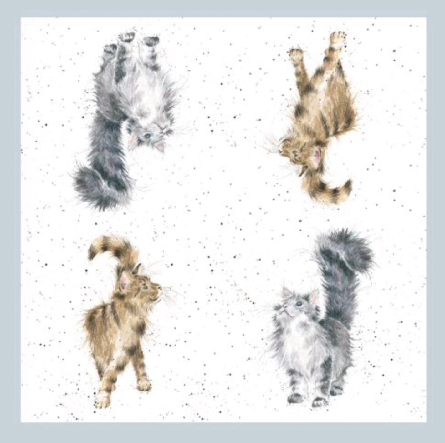 Napkins for Decoupage X 2 Wrendale Cats Lunch Napkins Etsy UK